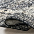thumbnail image 5 of nuLOOM Charvi Distressed Medallion Fringe Area Rug, 8' x 10' 2", Navy, 5 of 9