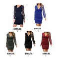 thumbnail image 4 of Guardurnaity Vestido de manga larga Sexy para mujer de otoño, vestido de banquete para niñas, poliéster transpirable con cuello en V, vestidos de Type3 NO3, 4 of 6