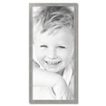 thumbnail image 2 of ArtToFrames 19" x 42" Classic Silver Picture Frame, 19x42 inch Silver Wood Poster Frame (WOM-4926), 2 of 7