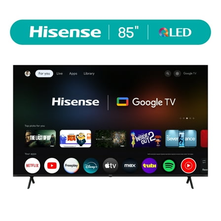 Hisense 85-Inch Class QD6030G Series QLED Google Smart TV (85QD6030G, 2025 Model) - QLED, Dolby Vision, Dolby Atmos, Motion Rate 120, HDR 10 , Game Mode Plus