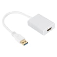 thumbnail image 2 of Silver Gray USB 3.0 To  Cable Adapter,  1.3b USB To  Cable Adapter USB To  Adapter, PC System For PC/OS X HDTV Projector, 2 of 8
