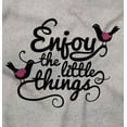 thumbnail image 2 of Cute Enjoy the Little Things Birds Womens Fitted Plus Size Graphic Tee Brisco Brands 2X, 2 of 5