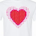 thumbnail image 4 of Inktastic Valentine Red Heart with Dots T-Shirt, 4 of 5