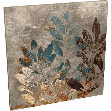 piper distressed branches pied textured leaf canvas grey nature creative painting walmart