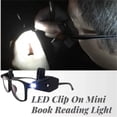 thumbnail image 4 of LED Clip Light for Glasses, Mini Reading Light Clip On Lamp for Night Reading, Portable LED Light for Book Reading Repair Work Hands Free Lighting, 4 of 9