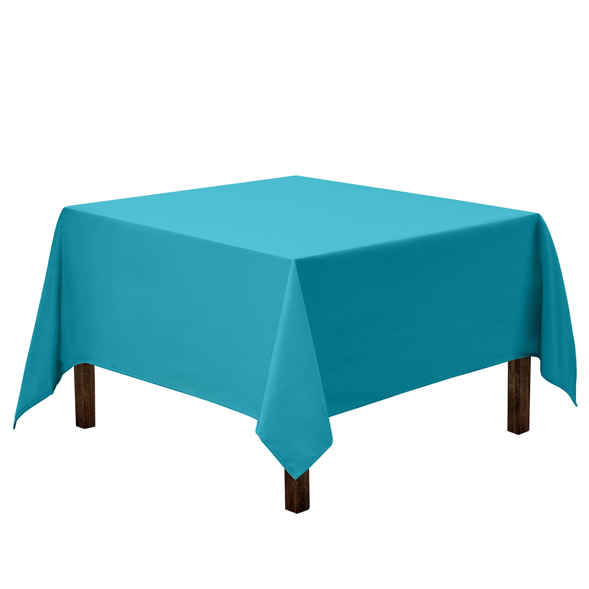 Gee Di Moda Square Tablecloth - 70 x 70 Inch Caribbean Table Cloth for Medium Square or Round Tables - Heavy Duty Washable Fabric - for Buffet Table, Holiday Party, Dinner, Wedding & Baby Shower