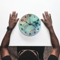thumbnail image 4 of Horloge Murale Style pour Salon Chambre Affichage 24 Heures Horloge Suspendue Moderne en Panneau de Densité avec Design, 4 of 5