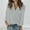 Gray, variant on Womens Tops ,Womens Button Down Shirts Long Sleeve Cotton Gauze Tops Casual Collared Blouses Loose Fit