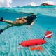 thumbnail image 5 of Flotador de buceo inflable shamjiam rojo, 5 of 8