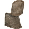 thumbnail image 6 of SAFAVIEH Tana Wicker Side Chair Brown / Multi, 6 of 8