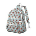 thumbnail image 2 of Blue Strawberry Plants Fruit Backpack for School,Cute School Bag,Schoolbag with Adjustable Shoulder Straps & Padded Back,13.4"x11"x4.7", 2 of 6