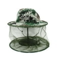 thumbnail image 3 of Unisex Camouflage Fishing Net Mesh Midge Mosquito Prevention Caps Head Face Protector Midge Mosquito Bug Insect Prevention Outdoor Hunting Sun Hat, 3 of 7