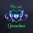 thumbnail image 3 of CafePress - Proud Grandma Women's V Neck Dark T Shirt - Women's V-Neck Dark T-Shirt, 3 of 4