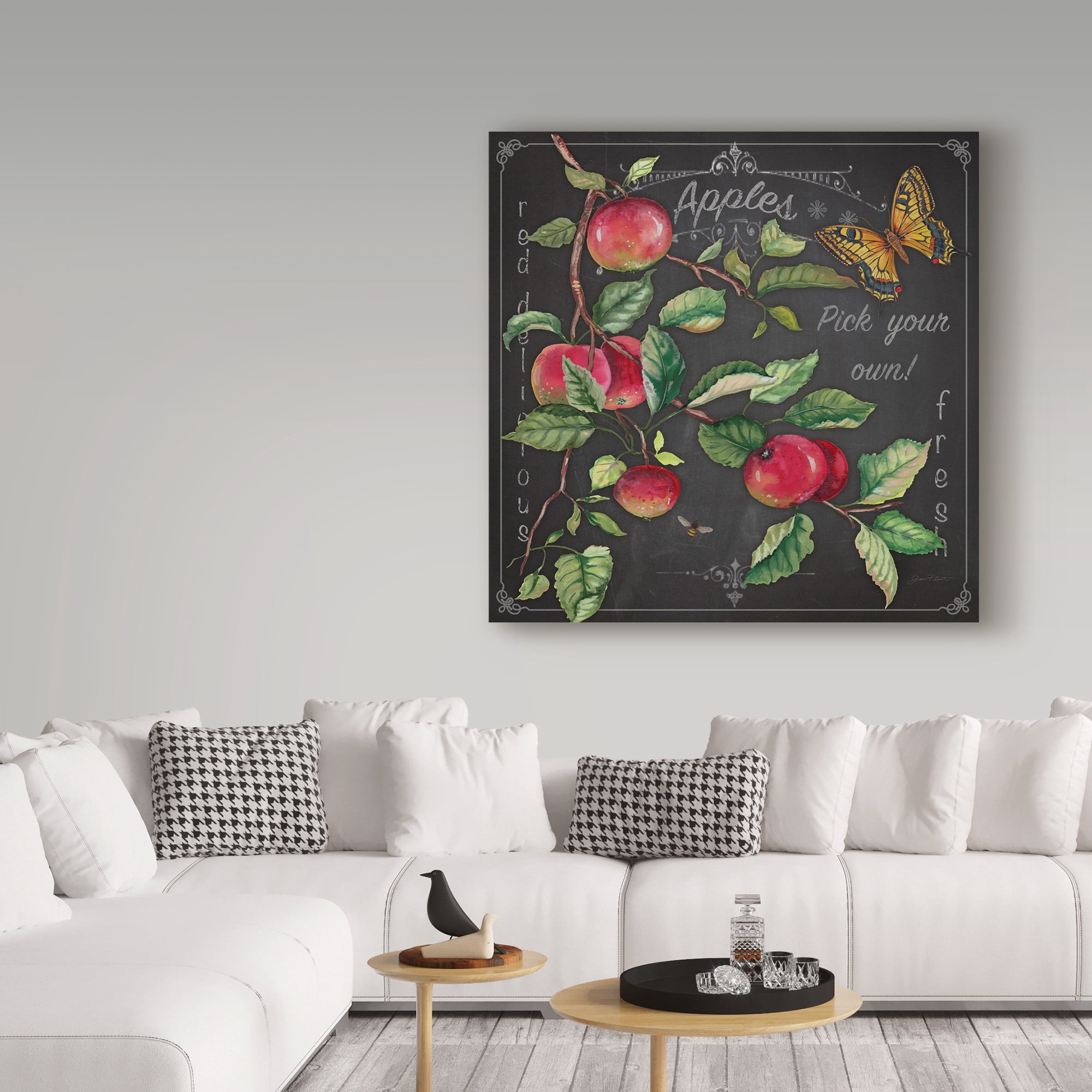 Trademark Fine Art 'Apples Hanging' Canvas Art by Jean Plout