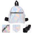 thumbnail image 3 of EeaseMX Bolso de hombro para mujer, versión coreana, con estampado de perlas, brillante, estilo mochila pequeña, estilo chica salvaje, con personalidad sencilla (blanco), 3 of 7