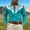 Sky Blue, variant on IROINNID Men Western Floral Embroidery Contrast Yoke Turndown Collar Long Sleeve Button Down Shirt, Vintage Cowboy Casual Dress Top for Party Stage Daily Western Style Outfit(Sky Blue,XL)