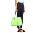 thumbnail image 5 of No Boundaries Women’s Neoprene Beach Tote Bag, Mint Sizzle, 5 of 5