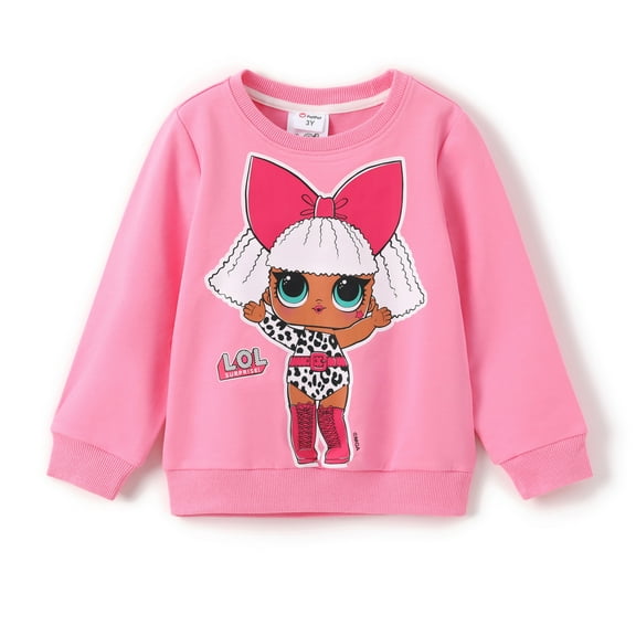 L.O.L. SURPRISE! Toddler Girls Outfits Graphic Cotton Pullover Sweatshirt,Sizes 2-10
