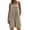 Khaki, variant on Baqcunre Jumpsuits for Women Womens Overalls Casual Loose Sleeveless Adjustable Straps Wide Leg Jumpsuit with 3 Pockets Jumpsuits for Women Dressy One Piece Jumpsuits for Women
