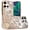 Gold, variant on For Motorola Moto G Stylus 5G 2026 /2025 Luxury Flower Design Sparkle Glitter Diamond Rhinestone Shimmer Bling Plating Thick TPU Hard PC Cover, XPM Protector [Purple]