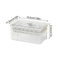 thumbnail image 3 of ​One-Touch Ice Cube Trays with Storage Container - BPA-Free Plastic & Leakproof Lid, 24-Cavity Push-Release Molds for Cocktails, Compact Freezer Organization with Scoop (Fits RV/Dorm Fridges)​​ B, 3 of 5