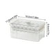 thumbnail image 3 of Bandeja de hielo con compartimento de empuje, tapa y compartimento de almacenamiento | Máquina para hacer cubitos de hielo emergente con un solo botón | Molde de plástico sin BPA con pala para hielo, 3 of 5