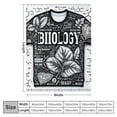 thumbnail image 4 of nygtbtfer Bed Blanket Throw Size for Adult, Human Body Sherpa Blanket, Education Theme Throw Blanket Men Women Tissue Fleece Throw Dorm Decoration, Black White, 4 of 6