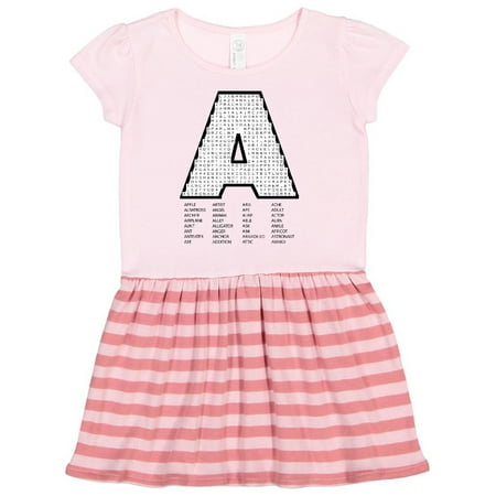 

Inktastic A Word Search Puzzle Gift Toddler Girl Dress