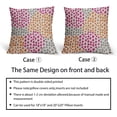 thumbnail image 2 of Throw Pillow Covers 20x20 Set of 2 Hot Pink Preppy Room Decor Pillows Trendy 70s Colored Dot Decorative Print Outdoor Pillowcase Cushion CoverLinen Case for Bed,Pink Orange Grey Dots, 2 of 2