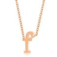 thumbnail image 1 of Precious Stars Collier Pendentif Initial F Finition Or Rose, 1 of 1