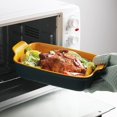 thumbnail image 4 of SWEEJAR Porcelain Bakeware Set for Cooking, 9.8 x 13 inch Ceramic Rectangular baking dish Lasagna Pans for Casserole Dish, Cake Dinner, Kitchen, Banquet and Daily Use (Blue&Yellow), 4 of 6