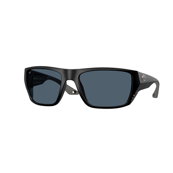Sunglasses Costa Del Mar 06 S 9118 911805 Finlet Matte Black Gray 580p