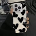 thumbnail image 3 of Funda de lujo con diseño de corazón de amor y electrochapado en plata IMD para iPhone 15, 14, 16 Pro Max Plus, 11, 12, 13 Pro, 7, 8 Plus, X, XR, carcasa trasera a prueba de golpes, 3 of 5