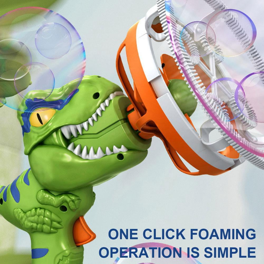 Bubble Machine Dinosaur Bubble Blower Toy for Kids and Toddlers Party Favors Birthday for 3+Years Old Boys and Girls