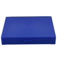 thumbnail image 2 of 2X Royal Blue Plastic Rectangle Hold 100 Microslide Slide Microscope Box, 2 of 8