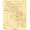 thumbnail image 2 of USGS 20x23 Gold Ornate Wood Framed with Double Matting Museum Art Print Titled - San Simon Arizona Quad - USGS 1950, 2 of 4