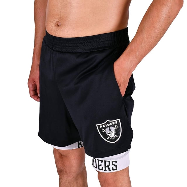 Short Hombre NFL Talla G Negro Raiders