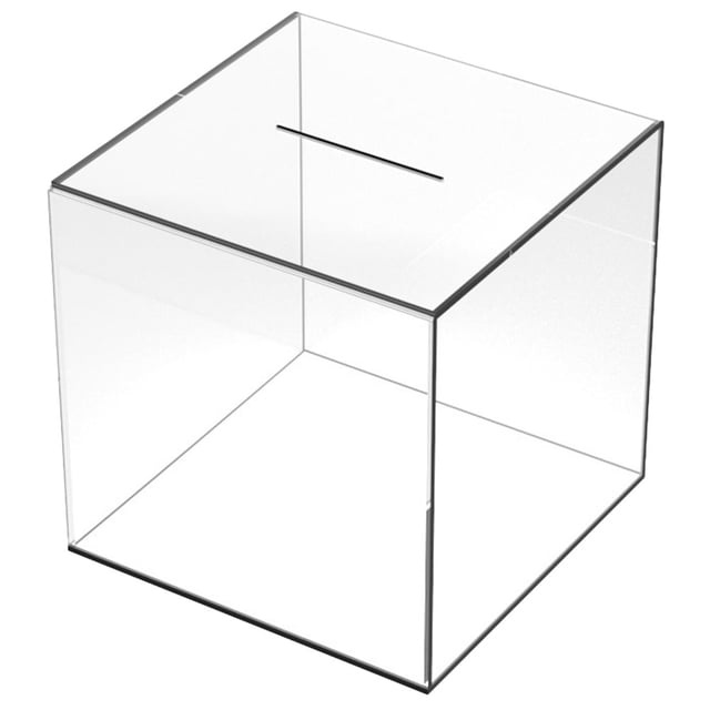 Desktop Piggy Bank Acrylic Saving Pot Transparent Saving Bank Money Supply