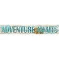 thumbnail image 2 of Robinson, Carol 32x9 Gold Ornate Wood Framed with Double Matting Museum Art Print Titled - Adventure Awaits, 2 of 4
