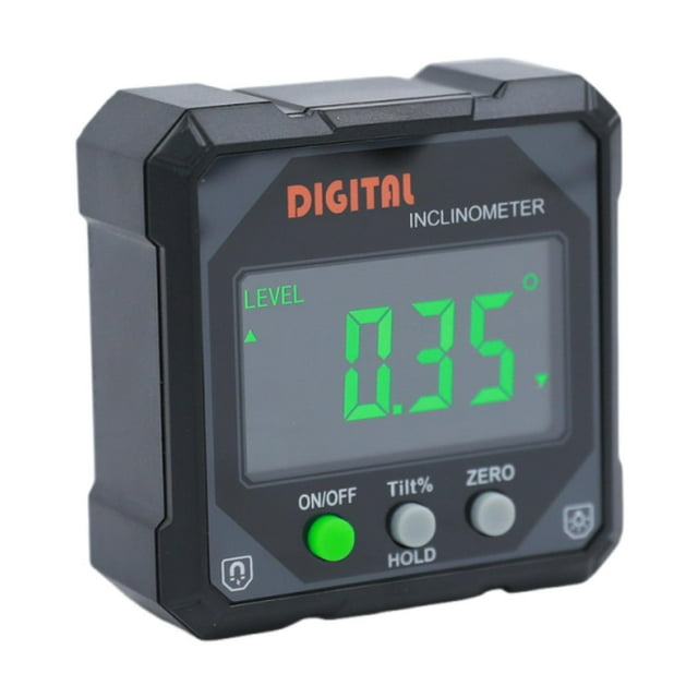 S SERENABLE Inclinometer IP54 Digital Angle Gauge Meter for Machinery Carpentry Building A A