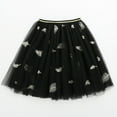 thumbnail image 4 of WhouRiu Big Girl's Skirt Feather Embroidery Sequin Ballet Dance Skirt Children Knee-Length Tulle Festive Party Skirts Black,Sized 8-9, 4 of 5