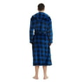 thumbnail image 4 of VULCANODON Mens Robe with Hood, Fleece Bathrobe Plush Robes for Men, 4 of 4