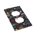 thumbnail image 3 of Kll Basketball Wall Plate,Gloss Finish,Standard Size 1 - 5" X 3", Polycarbonate Thermoplastic,Electric Receptacle Plug Covers, 3 of 8