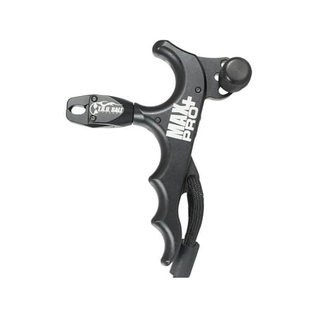 T.R.U. Ball Max Pro Plus 4 Finger Thumb Bow Release Black