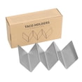 thumbnail image 1 of Taco Holder Stands Horno Grill Safe Taco De Acero Inoxidable Bandeja Con Asa Lateral Para Alimentos Para Bebés Accesorios De Cocina, 1 of 7