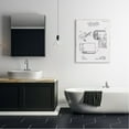 thumbnail image 5 of Stupell Industries Bathroom Toilet Paper Roll Vintage Blueprint Diagram Modern Drawing Gallery-Wrapped Canvas Print Wall Art, 30 x 40, Design by Kelly Donovan, 5 of 5