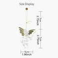 thumbnail image 4 of VOTRUDI Christmas Angel Doll Pendants Decoration,Christmas Transparent Angel Pendant Window Scene Arrangement Acrylic Transparent,White, 4 of 8