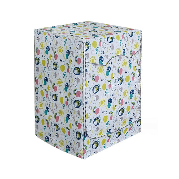 Funda para lavadora de tela simple - Funda para lavadora automática de tambor de paquete completo - Protección contra el polvo y el sol Funda para electrodomésticos Funda para el hogar