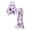 Purple OIGAM5, variant on KEXE Little Girls Tie‑Dye Hoodie Set Star Long‑Sleeve Cropped Hooded Sweatshirt Flare Pants