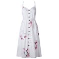 thumbnail image 1 of Robe d'Été Décontractée pour Femme, Robe Maxi de Plage, Robe Bohème à Fleurs, 1 of 2